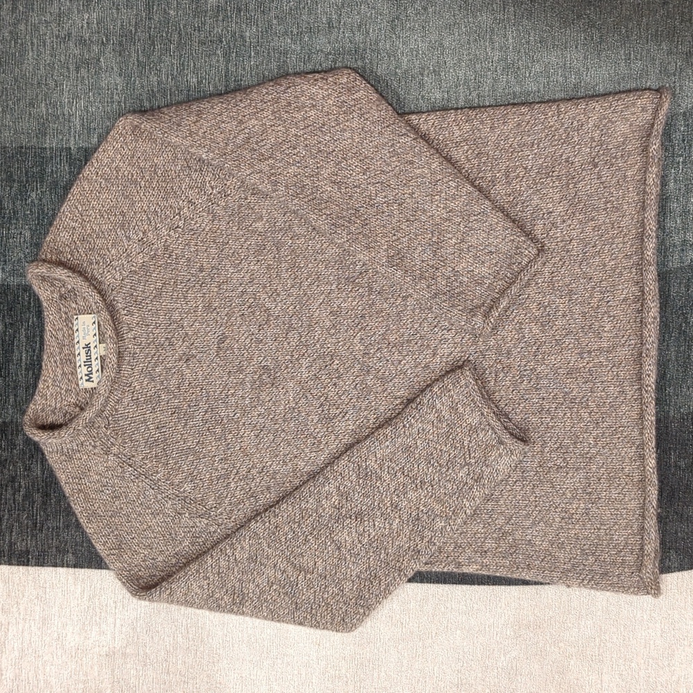 Mollusk Crewneck Alpaca Fisherman's Sweater